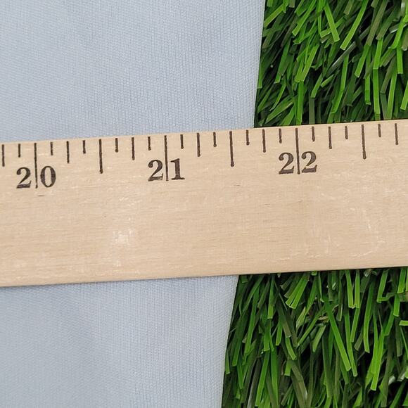 Vintage 80s Van-Heusen MOD Button Shirt Large 22x30 Blue - Picture 11 of 12